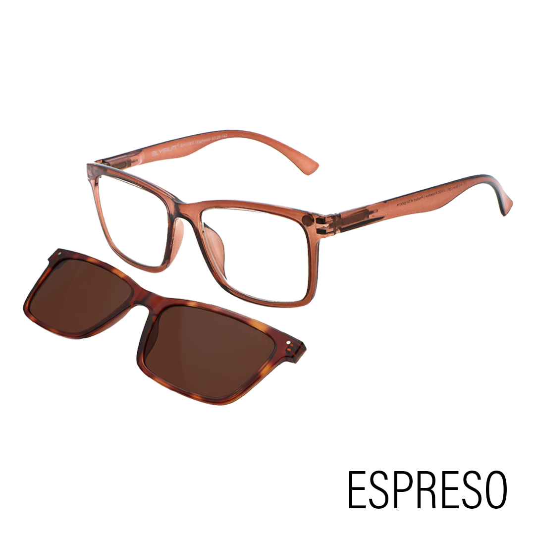 Rhodes Anti Blue Light Glasses with Magnetic Detachable Polarized Shades