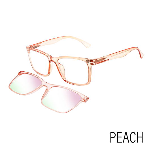 Rhodes Anti Blue Light Glasses with Magnetic Detachable Polarized Shades