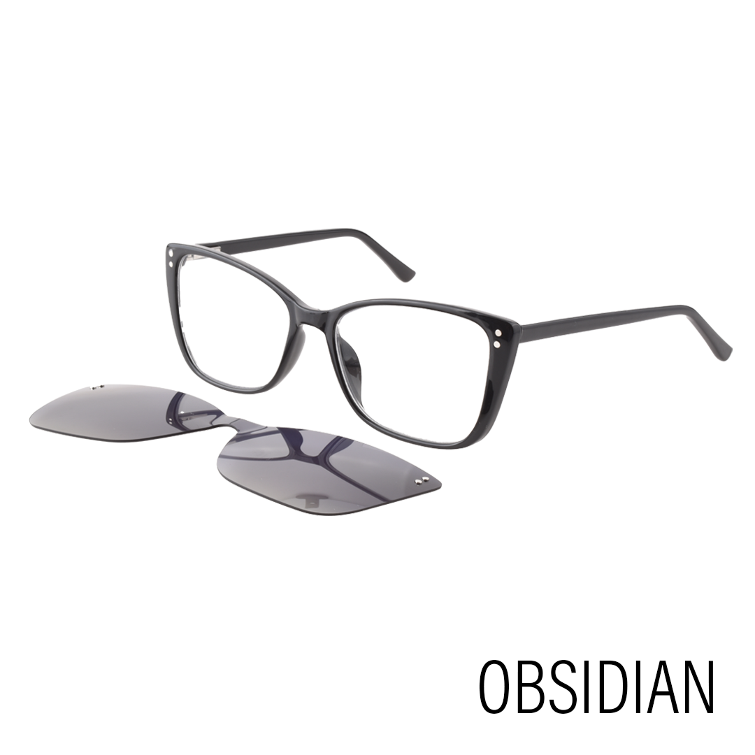 Cannes Anti Blue Light Glasses with Magnetic Detachable Polarized Shades